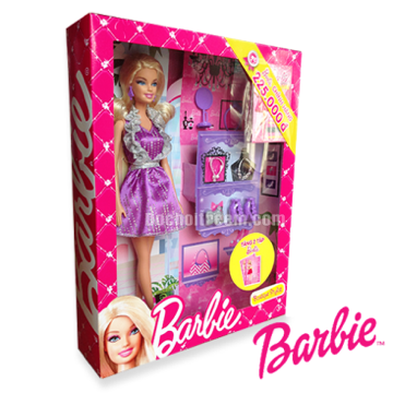bup be barbie thoi trang dao pho bch56 - Búp bê Barie chính hãng giá rẻ