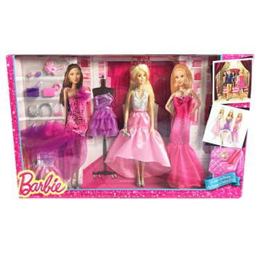 bup be barbie vu hoi da tiec sang trong cjg00 - Búp bê Barie chính hãng giá rẻ