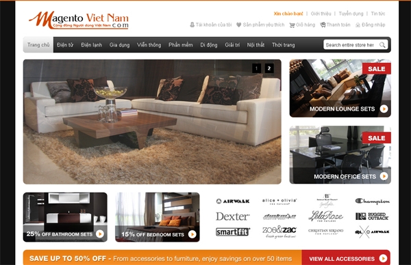 magento demo 0 - Magento Việt Nam Tham gia thúc đẩy thương mại điện tử Việt Nam