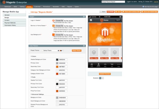 magentomobile - Hướng dẫn cấu hình cho Magento mobile