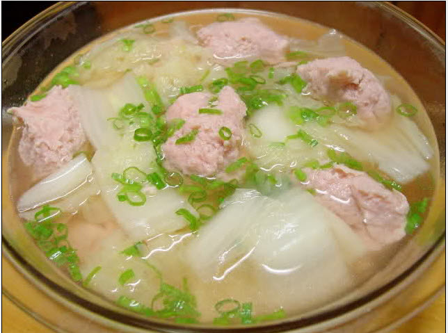 Canh cải thảo