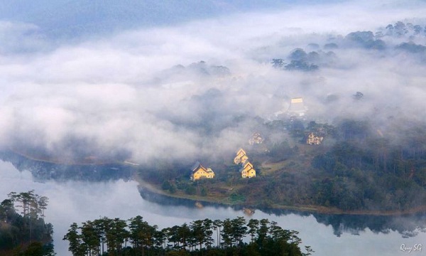 ho tuyen lam 1 - Hồ Tuyền Lâm – thiên đường của thành phố Đà Lạt