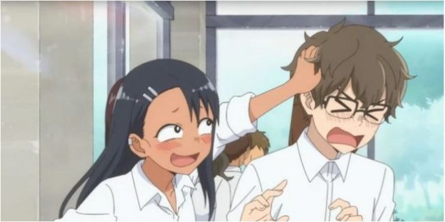 ừng bắt nạt anh nữa Nagatoro Don’t toy with me miss Nagatoro 650x325 - Top 10 siêu phẩm anime hay nhất sắp ra mắt giới trẻ